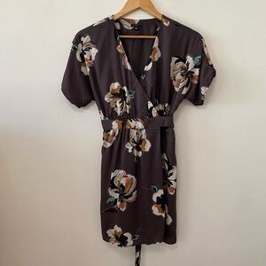 Ann Taylor Wrap Floral Dress